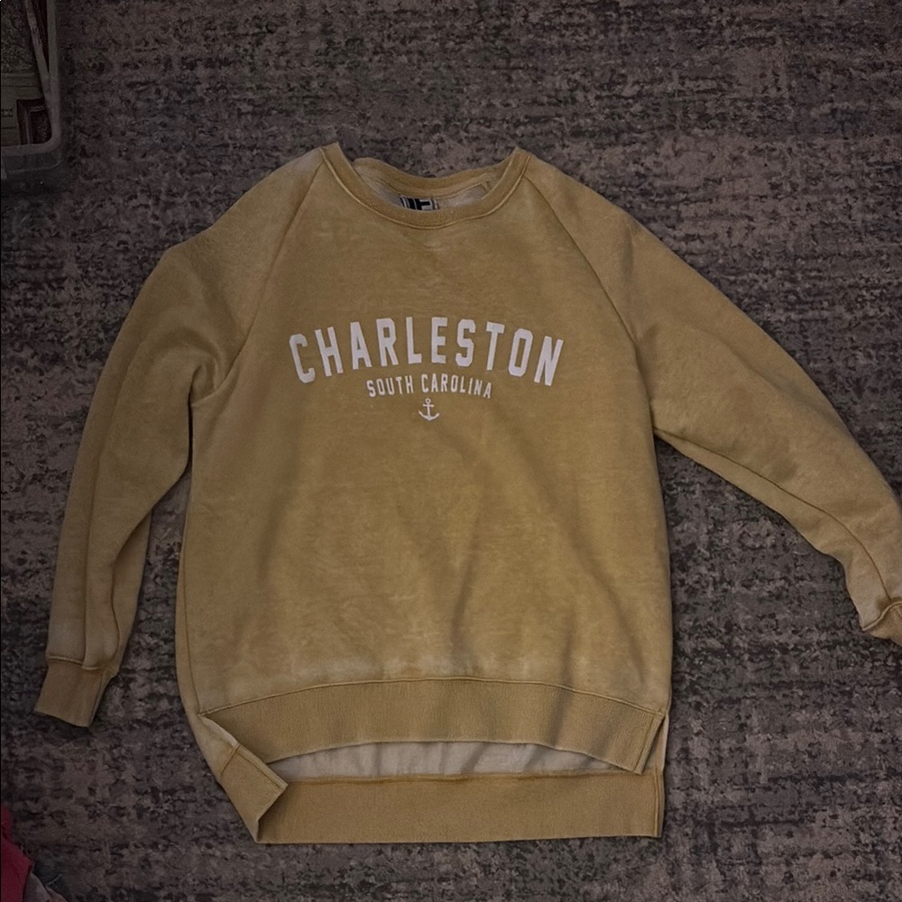 Charleston South Carolina Yellow  Sweater